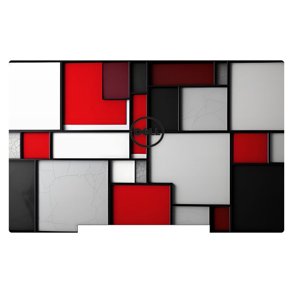 Dell G7 7590 P82F laptop skin - Mondrian Inspired Block Art