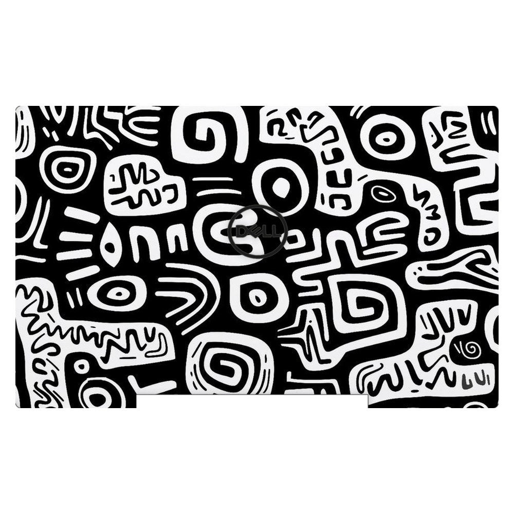 Dell G5 5590 P82F laptop skin - Monochrome Primitive Art