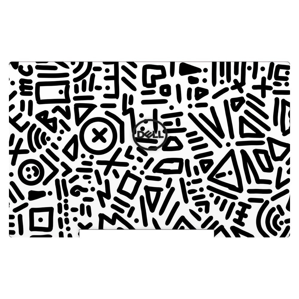 Dell G7 7590 P82F laptop skin - Playful Doodle Elements