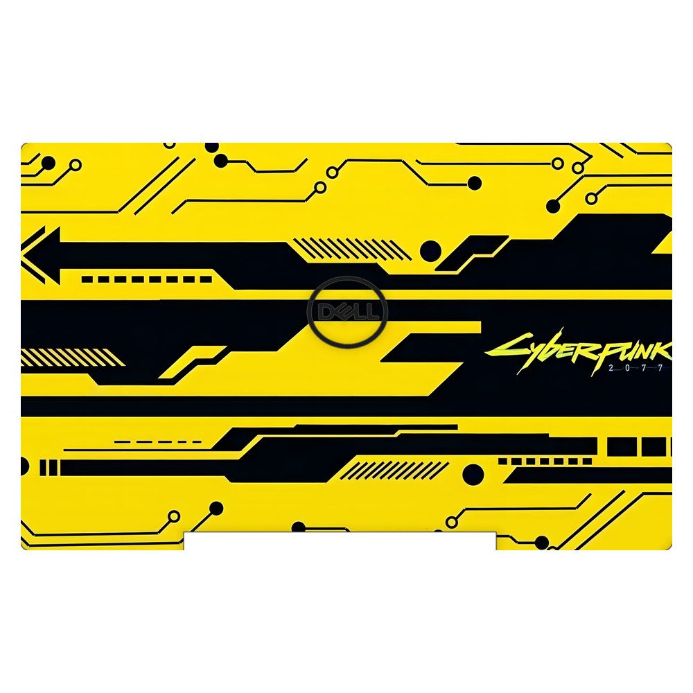Dell G7 7590 P82F laptop skin - Yellow Circuit