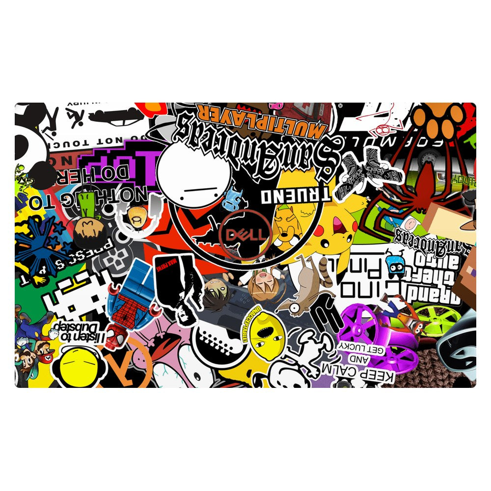 Dell G5 5587, G7 7577, 7588 P72F laptop skin - 90s Doodle