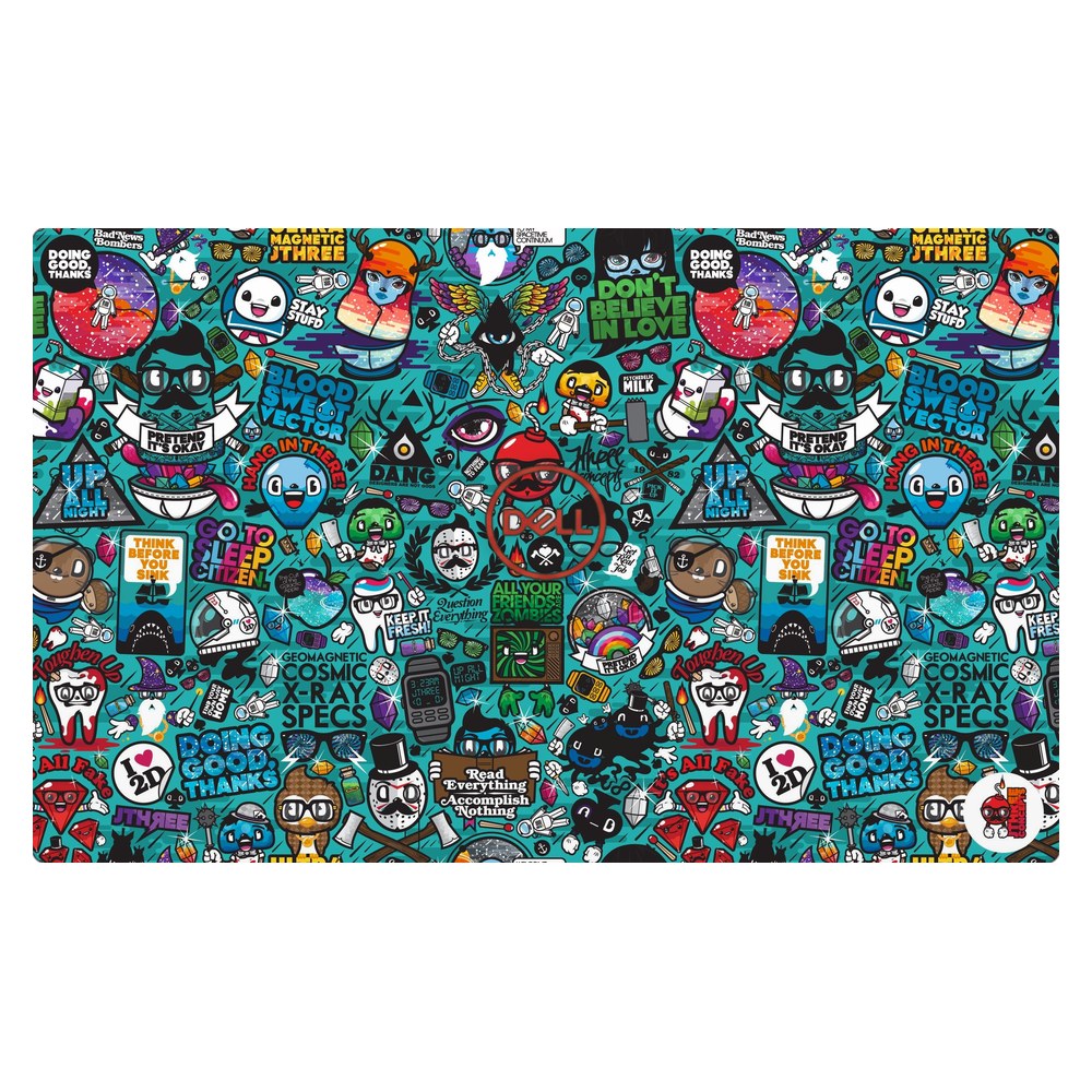 Dell G5 5587, G7 7577, 7588 P72F laptop skin - Blue Sketch
