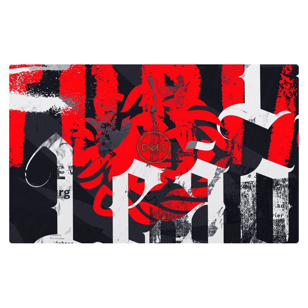 Dell G5 5587, G7 7577, 7588 P72F laptop skin - Distressed Red Art