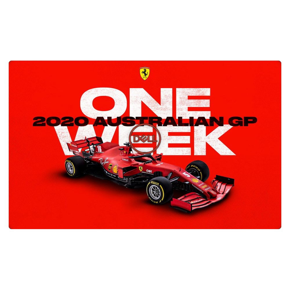 Dell G5 5587, G7 7577, 7588 P72F laptop skin - Melbourne GP Ferrari Countdown
