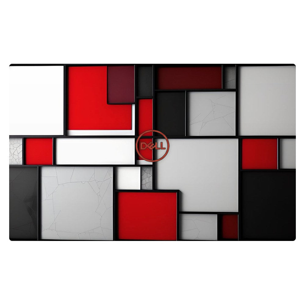 Dell G5 5587, G7 7577, 7588 P72F laptop skin - Mondrian Inspired Block Art