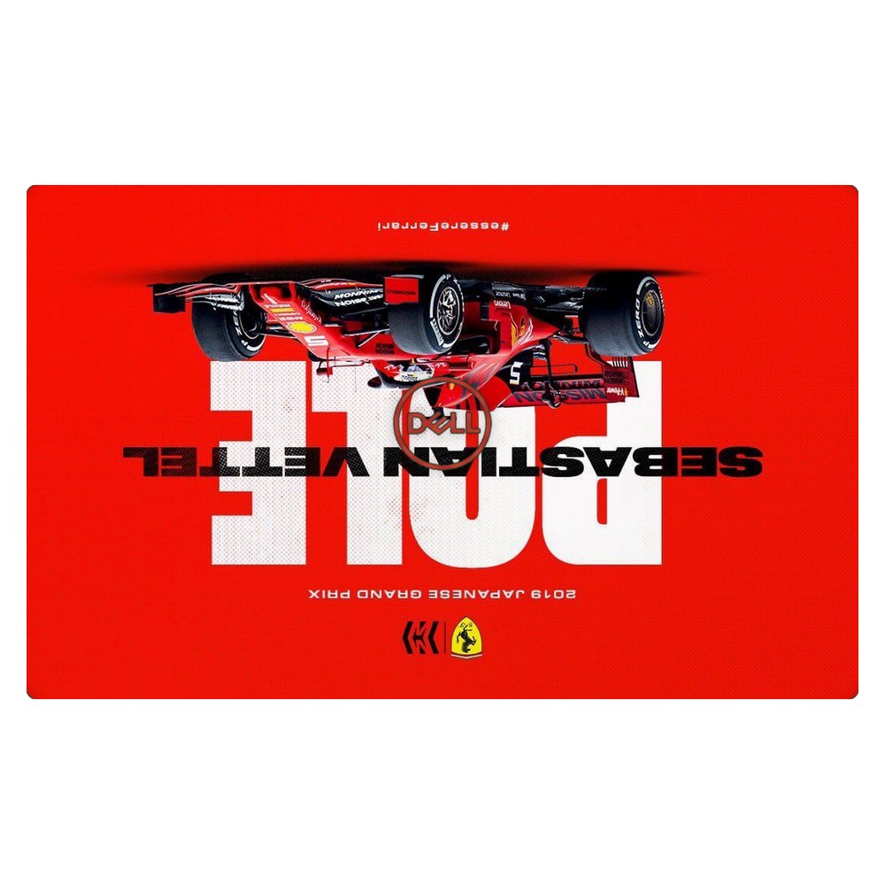 Dell G5 5587, G7 7577, 7588 P72F laptop skin - Vettel Suzuka Pole 2019