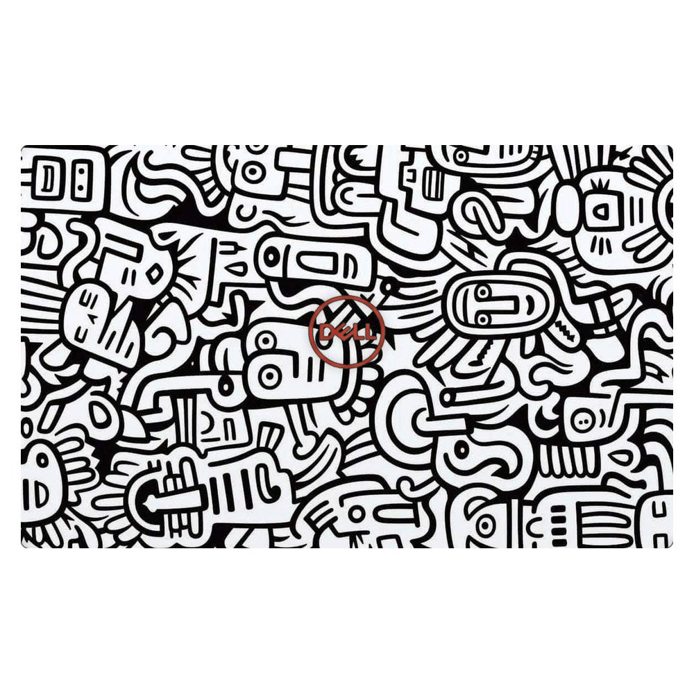 Dell G5 5587, G7 7577, 7588 P72F laptop skin - Whimsical Black and White