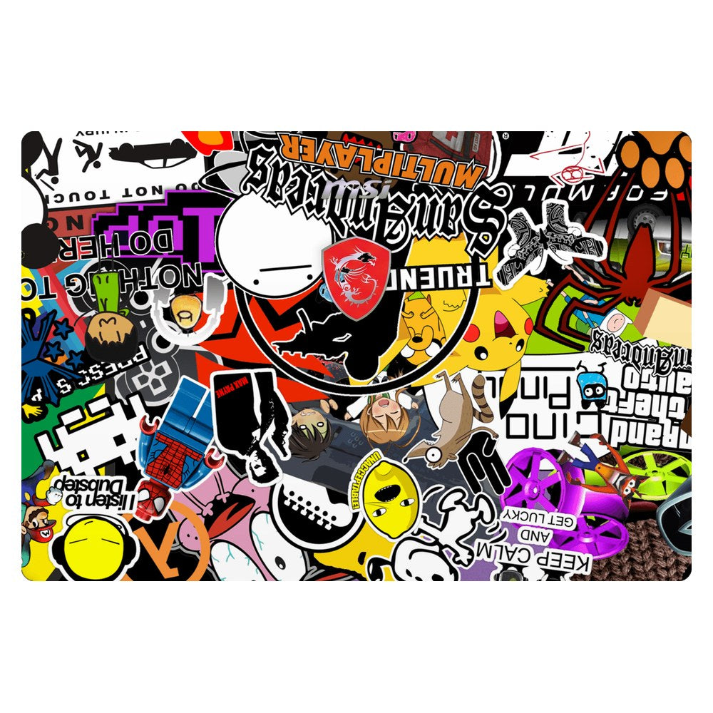 MSI GE60 2PC Apache laptop skin - 90s Doodle