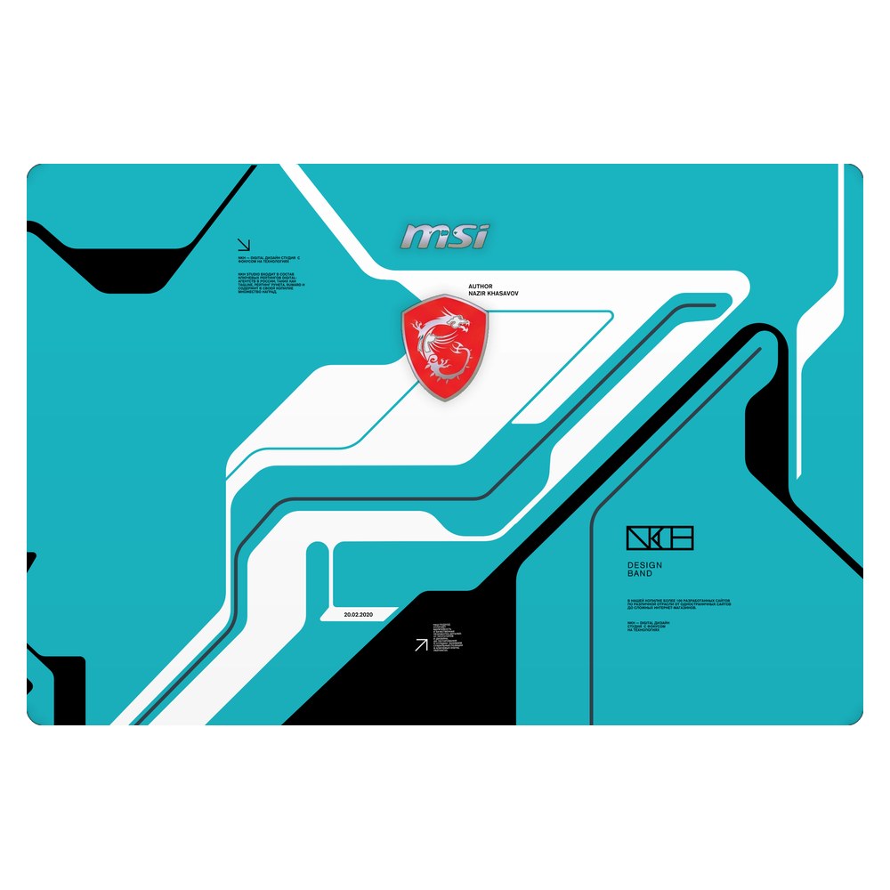 MSI GE60 2PC Apache MS-16GF laptop skin - Cyber Blue