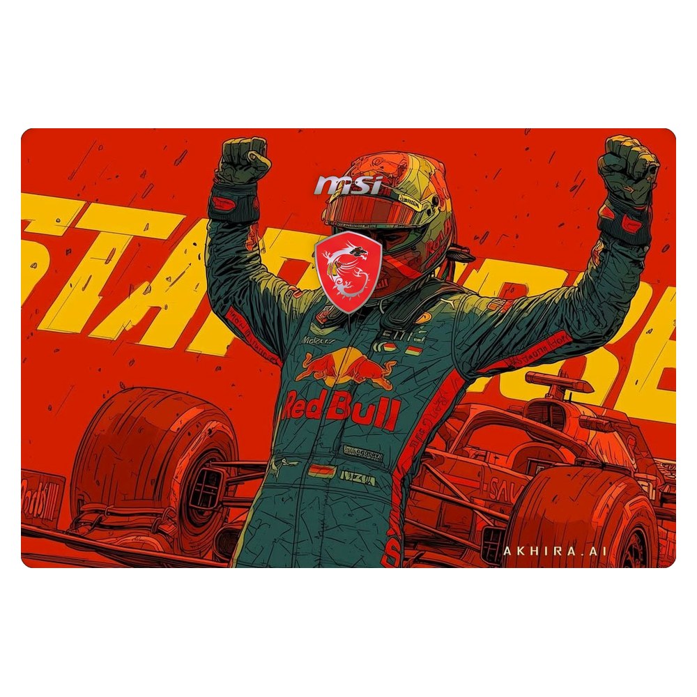 MSI GE60 2PC Apache laptop skin - Red Bull Champion