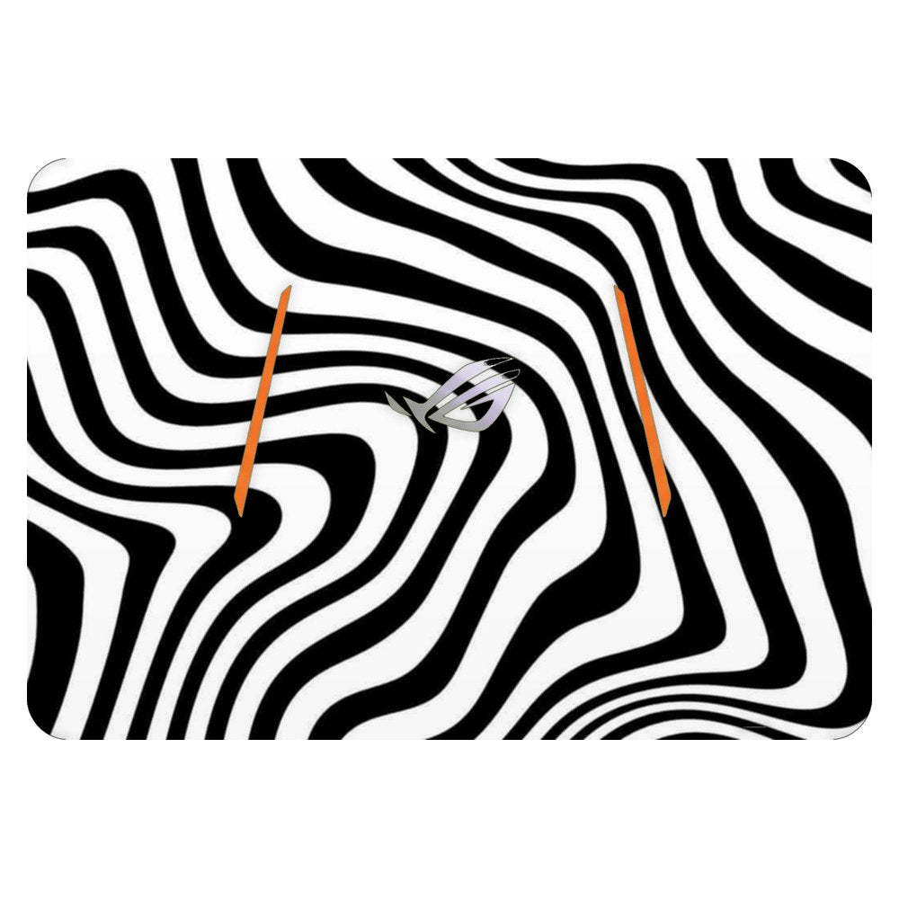 ASUS ROG Strix GL553V laptop skin - Distorted Grid Abstract