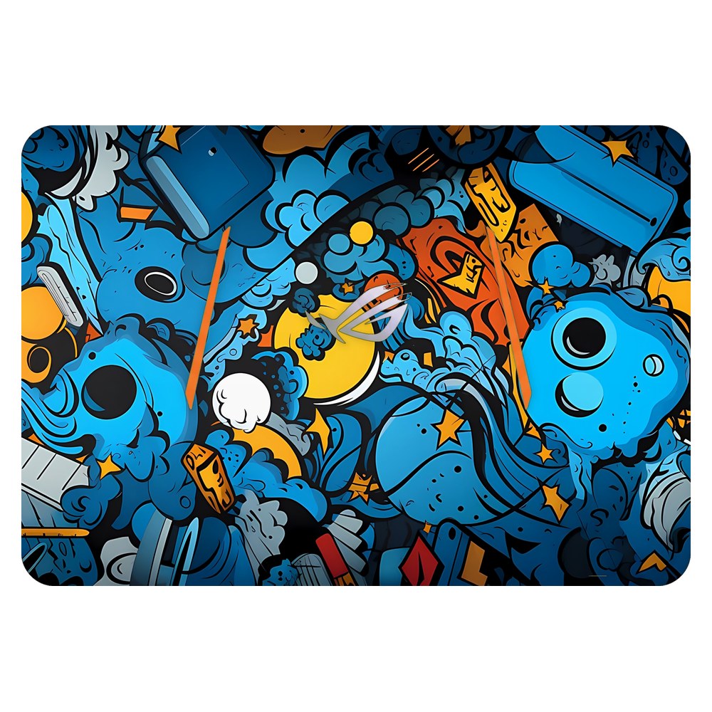 ASUS ROG Strix GL553V laptop skin - Doodle Frenzy