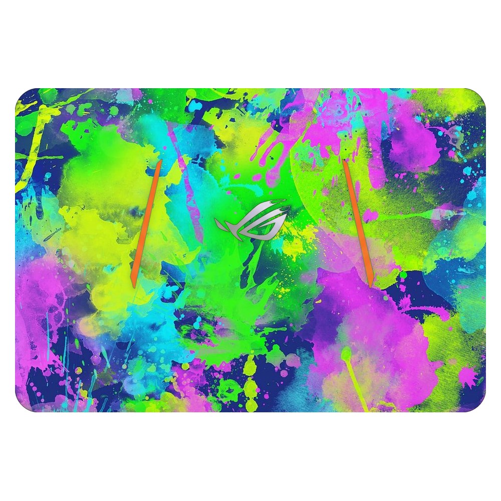 ASUS ROG Strix GL553V laptop skin - Electric Artistic Backdrop
