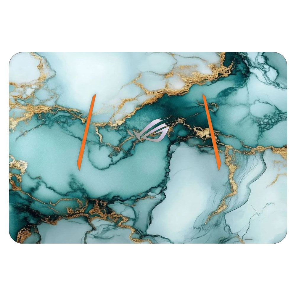 ASUS ROG GL502 laptop skin - Emerald Fluid Art