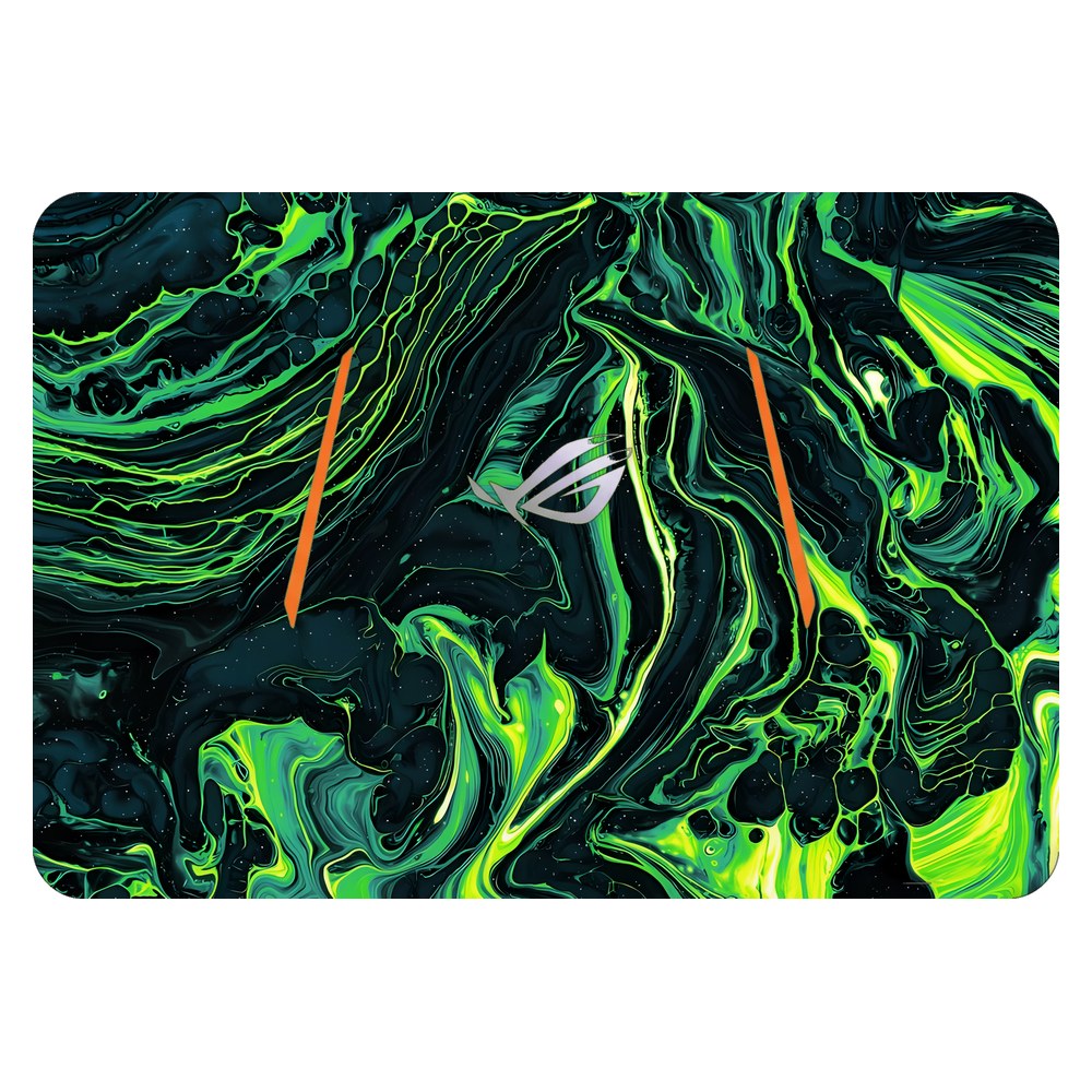 ASUS ROG Strix GL553V laptop skin - Green Blaze