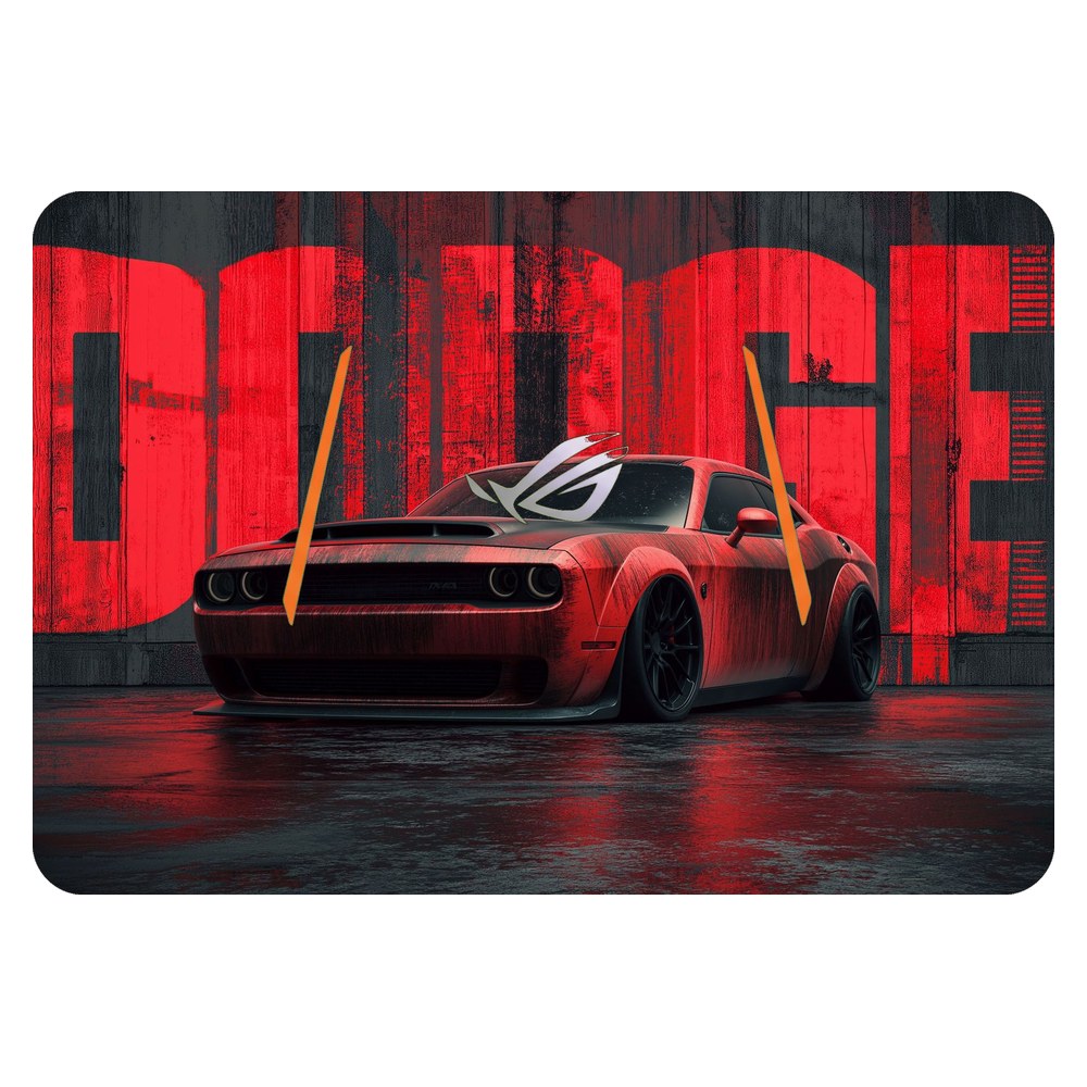 ASUS ROG Strix GL553V laptop skin - Red Beast
