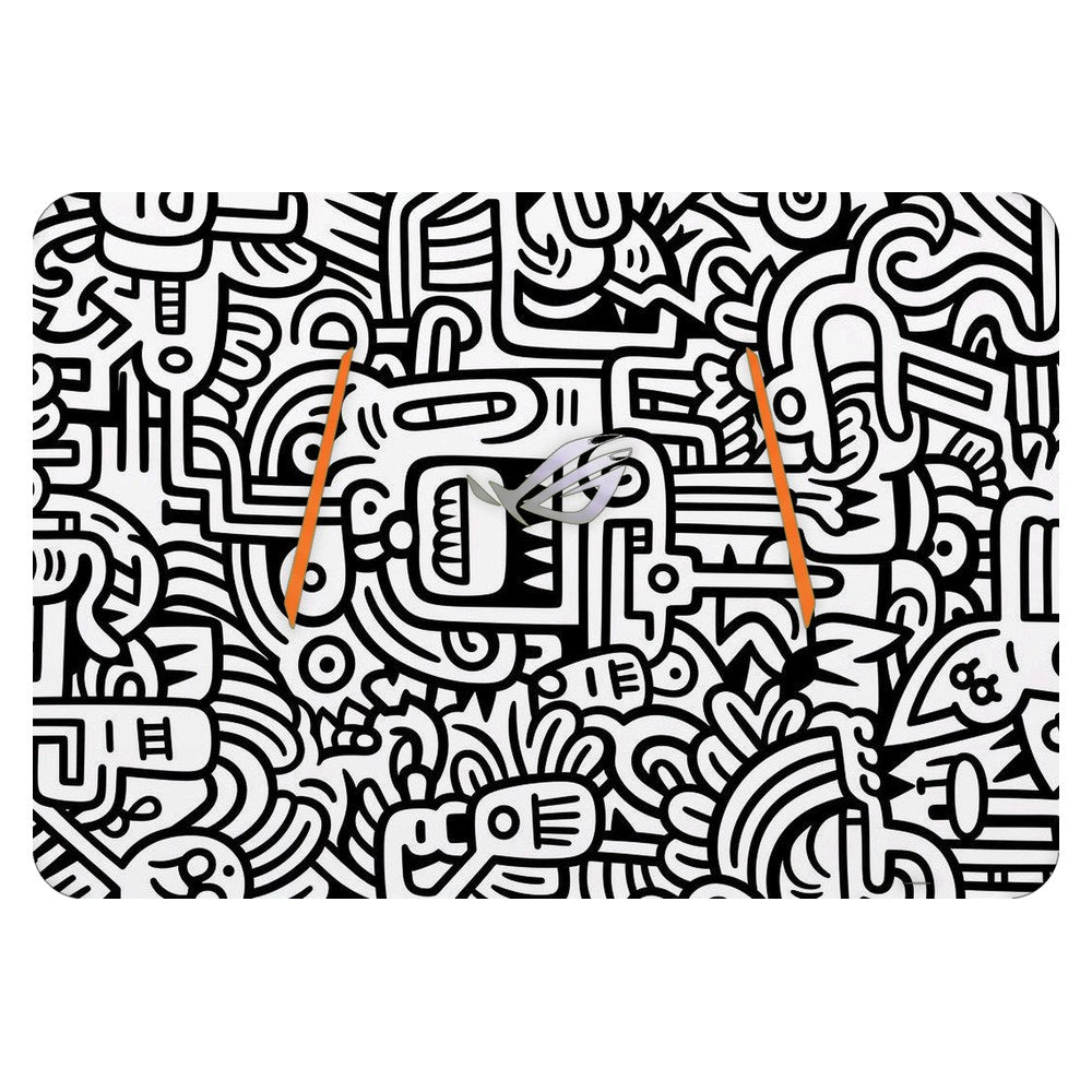 ASUS ROG Strix GL553V laptop skin - Surreal Abstract Illustration