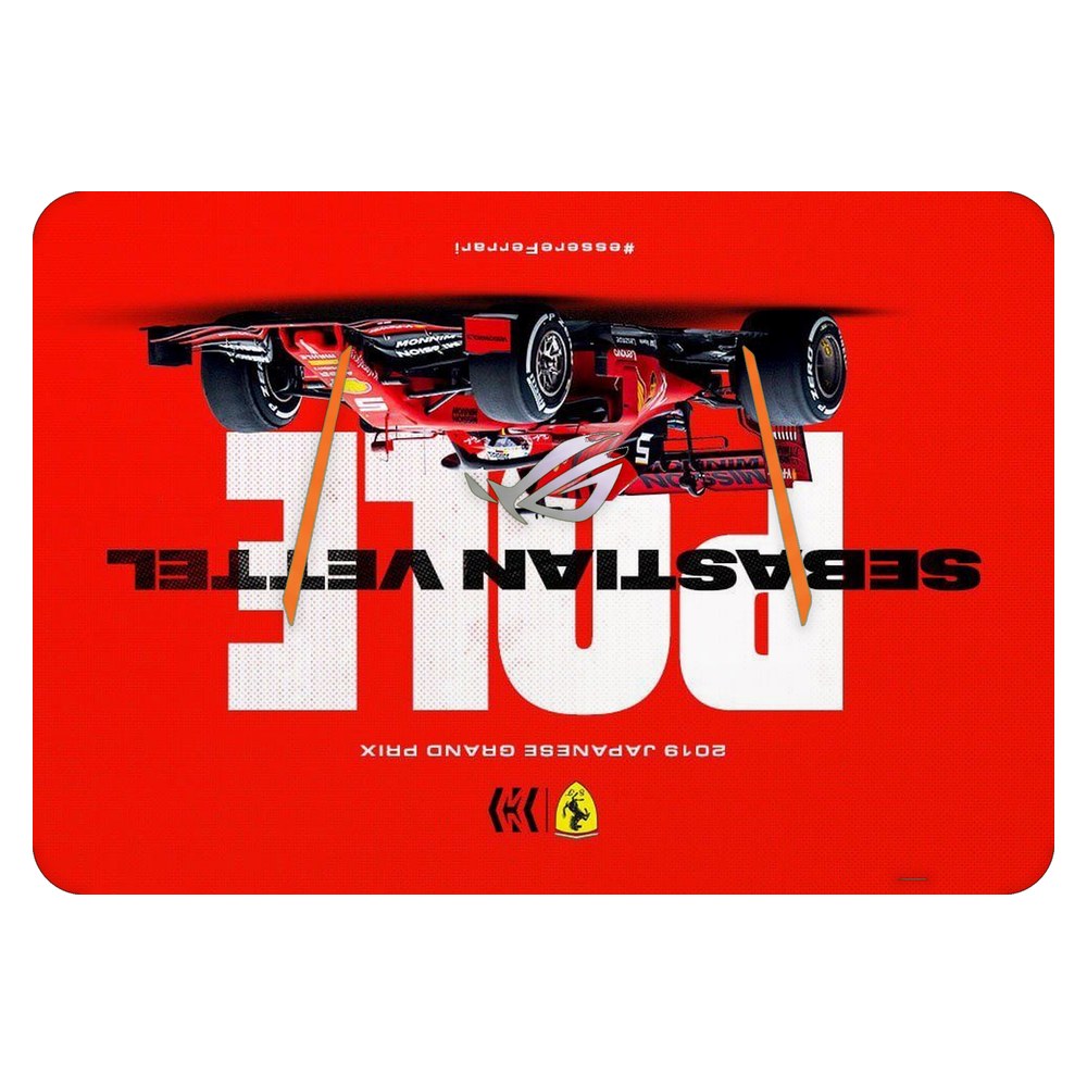 ASUS ROG Strix GL553V laptop skin - Vettel Suzuka Pole 2019