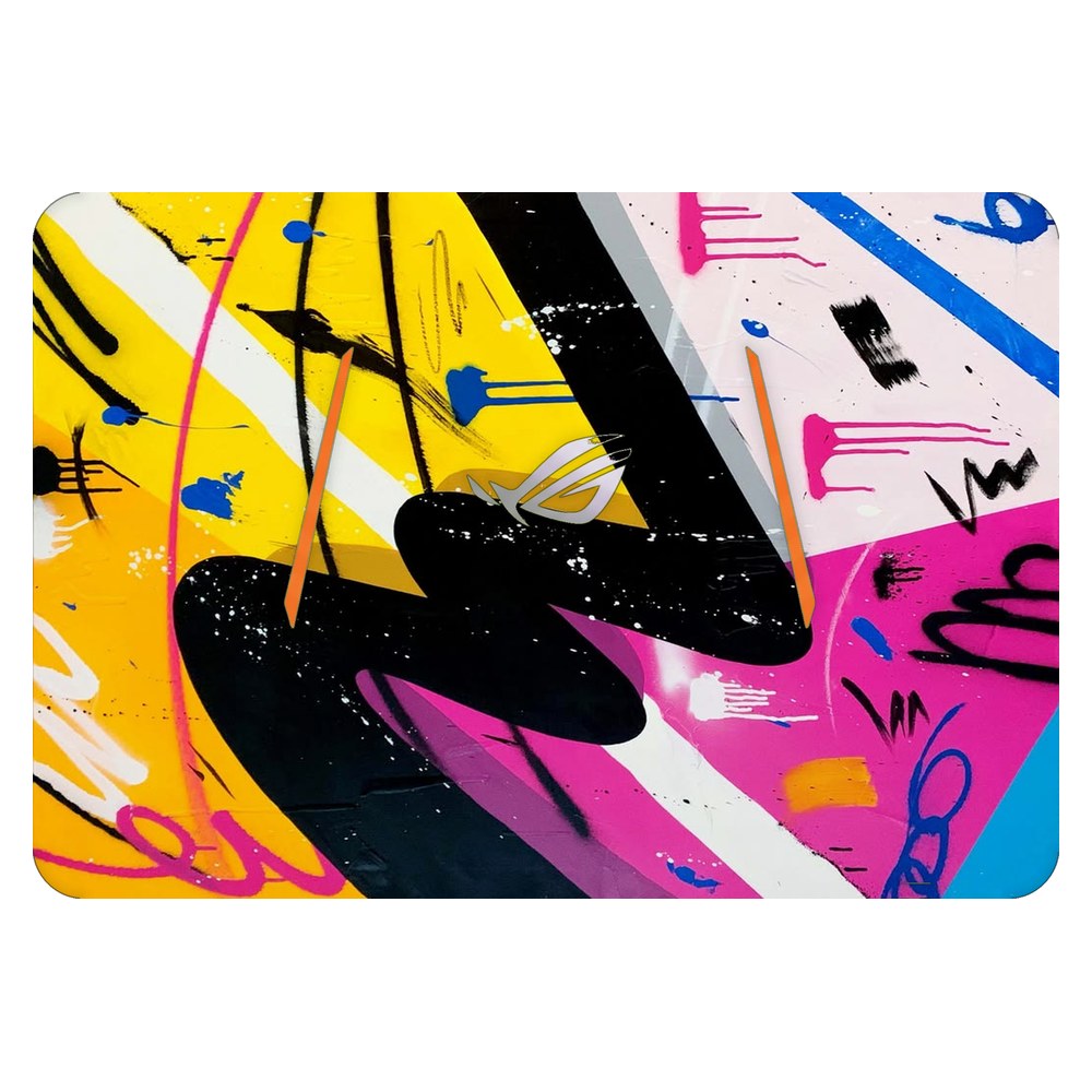 ASUS ROG GL502 laptop skin - Vibrant Abstract Splash