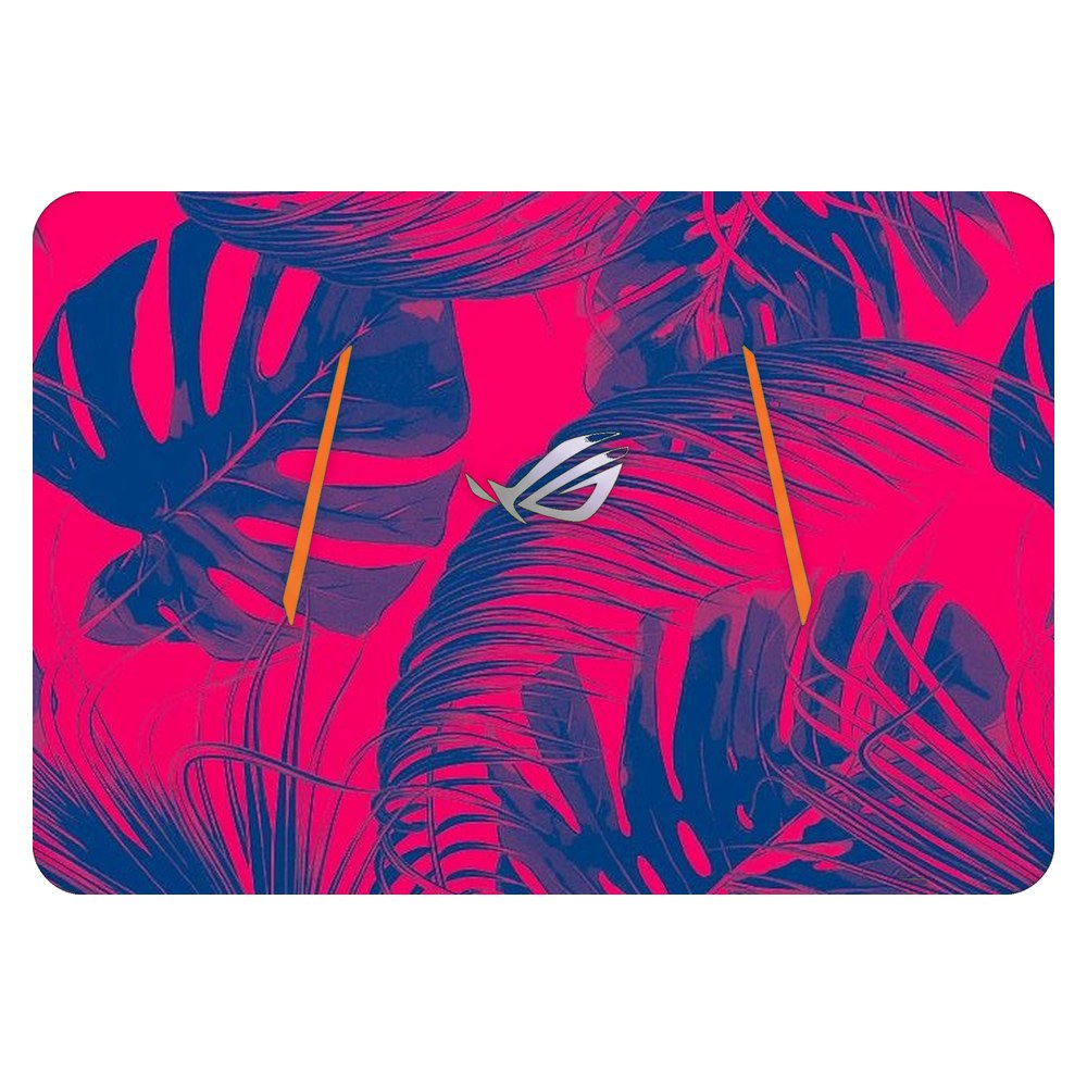 ASUS ROG GL502 laptop skin - Vibrant Neon Pink Foliage