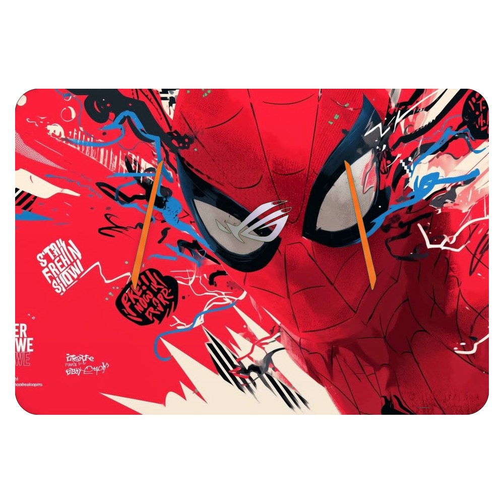 ASUS ROG Strix GL553V laptop skin - Web Slinger Graffiti