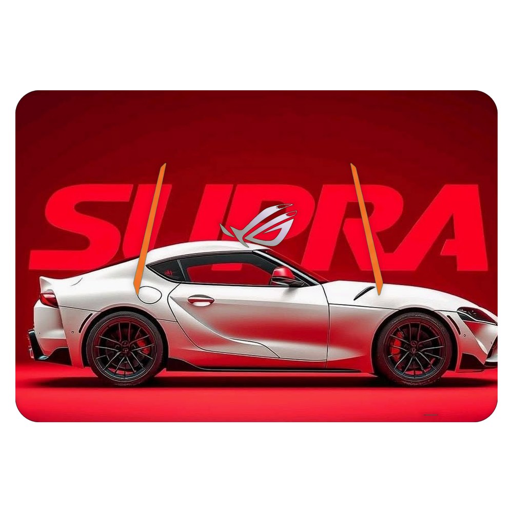 ASUS ROG GL502 laptop skin - White Supra Studio Shot