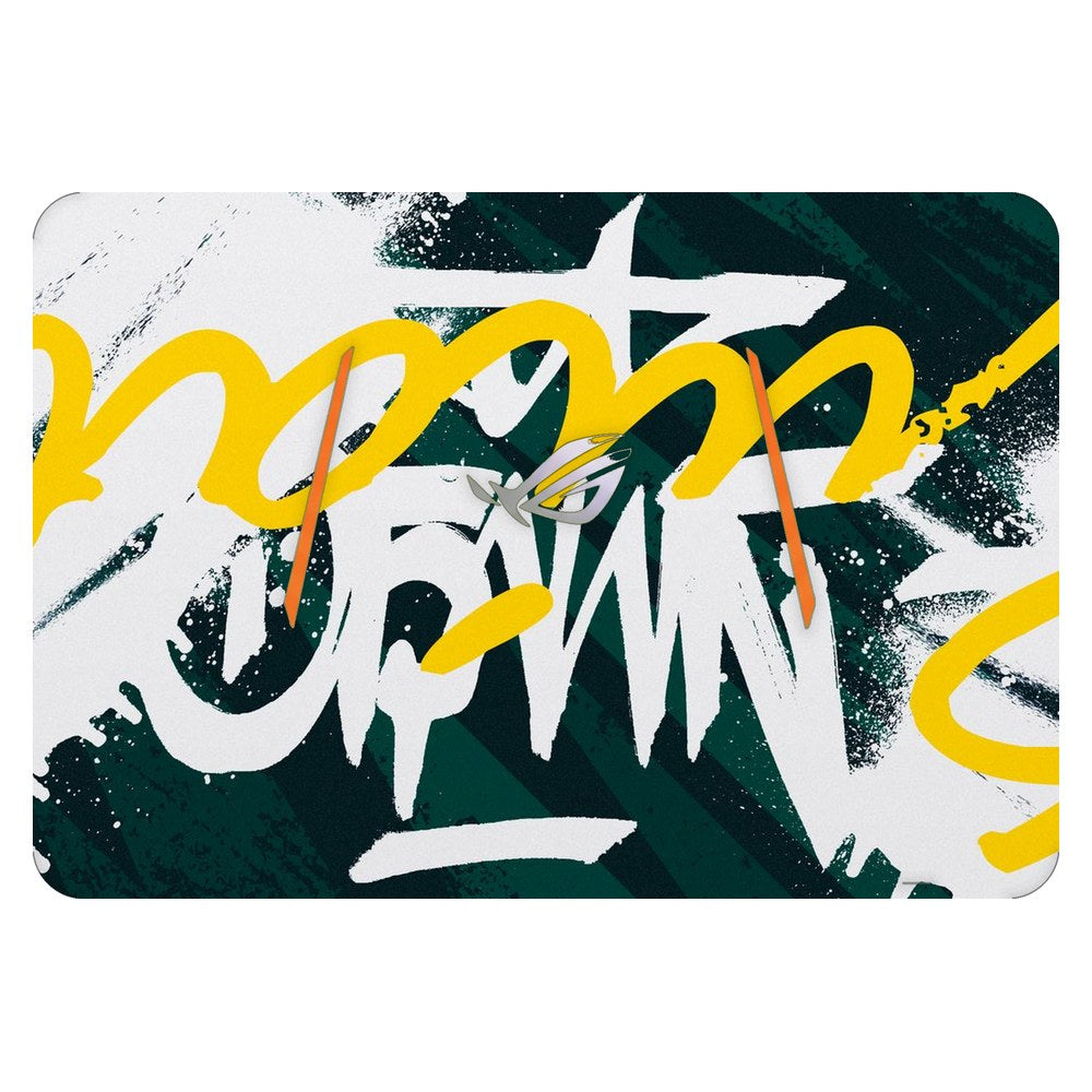 ASUS ROG Strix GL553V laptop skin - Yellow Brush Strokes