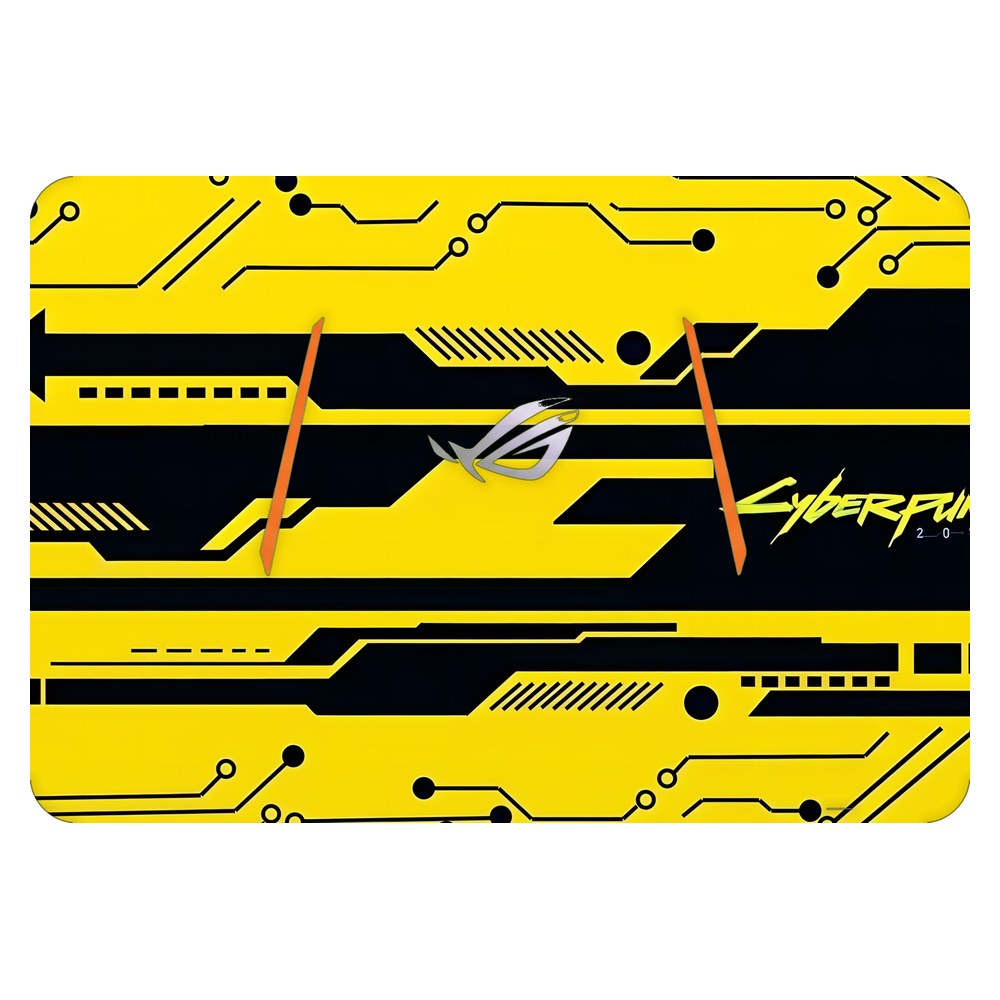 ASUS ROG GL502 laptop skin - Yellow Circuit