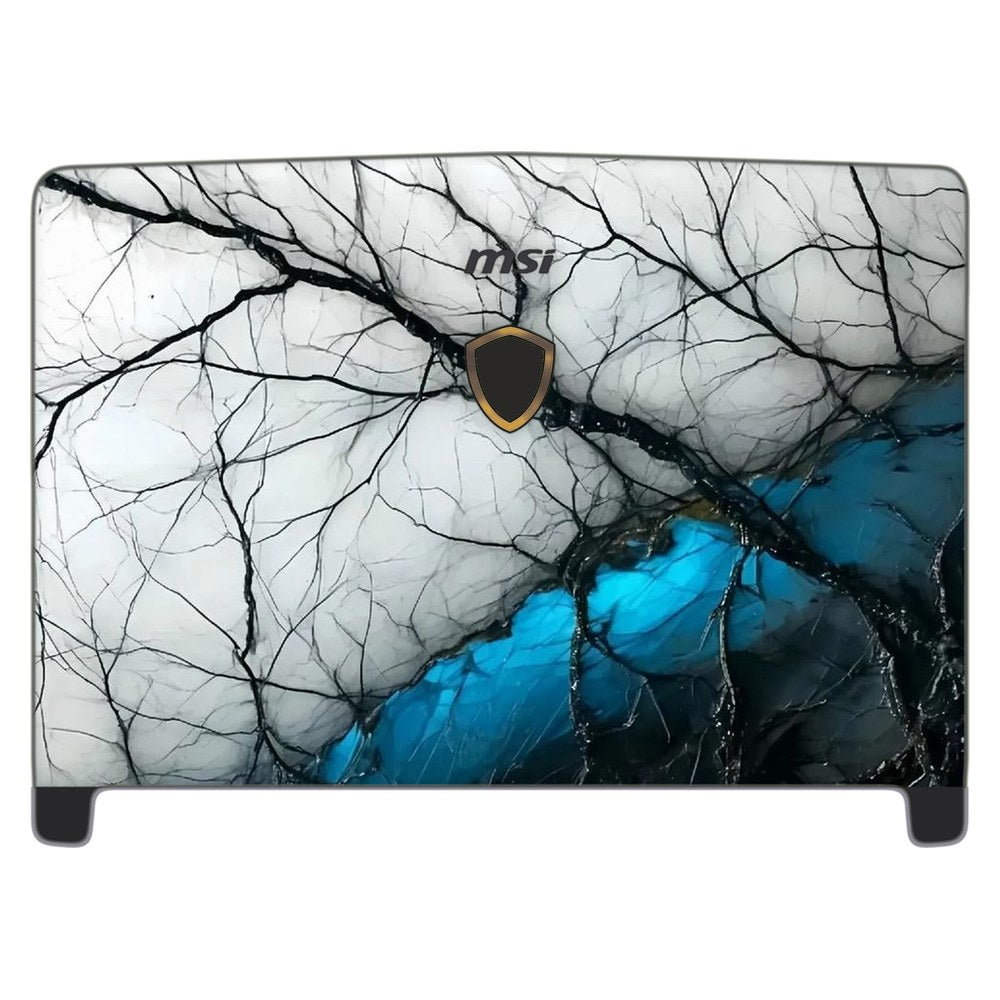 MSI Dominator Pro GT62VR-7RE laptop skin - Blue Ice Fractal