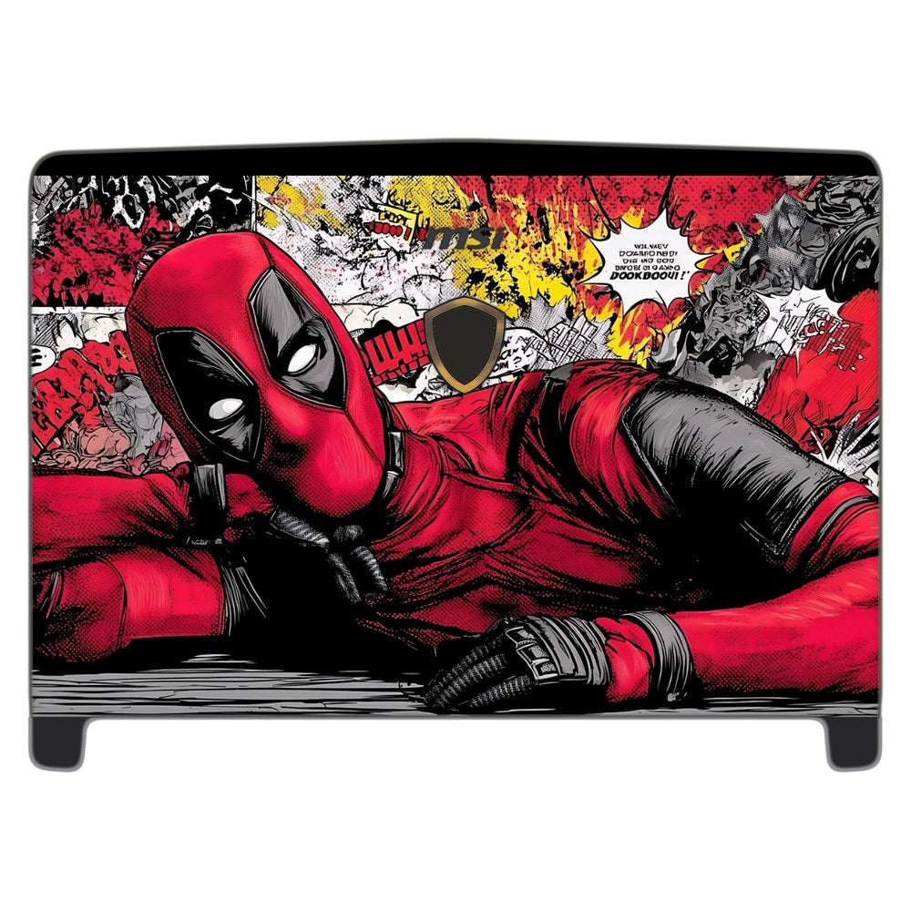 MSI Dominator Pro GT62VR-7RE laptop skin - Crimson Comic
