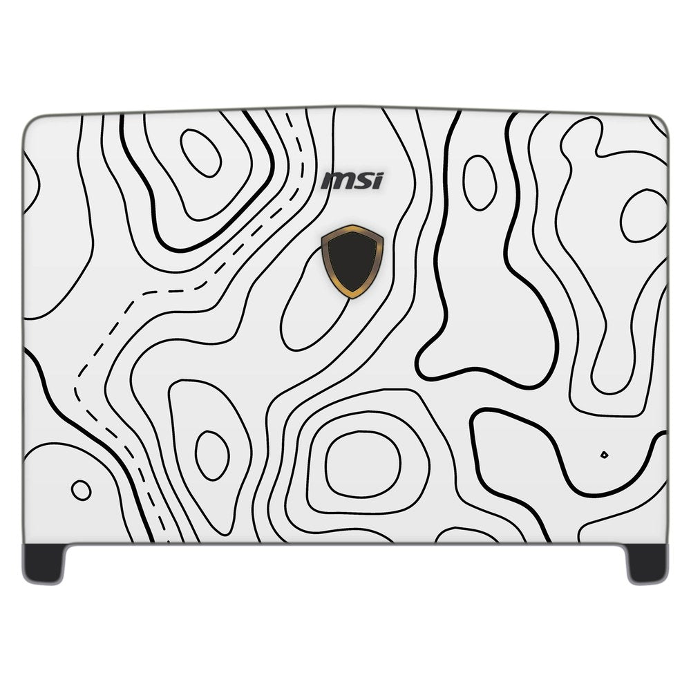 MSI Dominator Pro GT62VR-7RE laptop skin - Damascus White