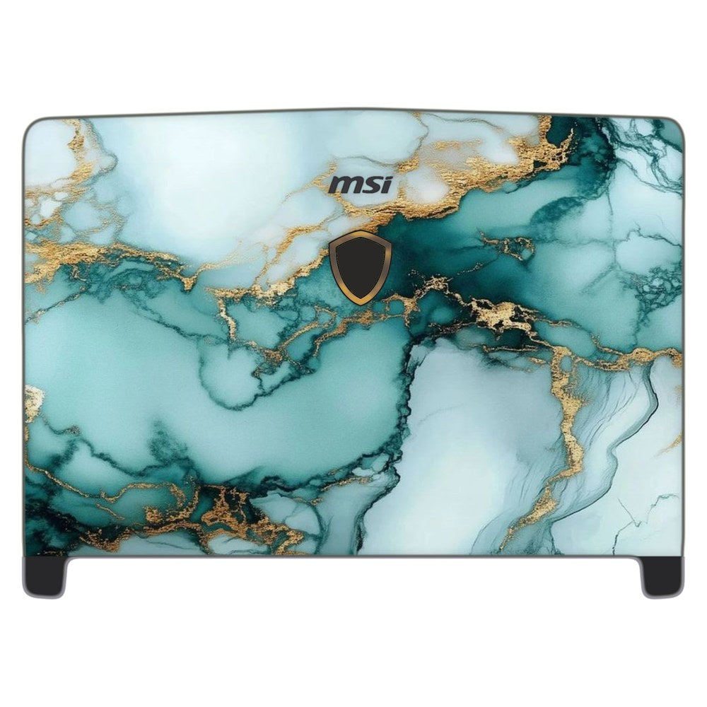 MSI Dominator Pro GT62VR-7RE laptop skin - Emerald Fluid Art
