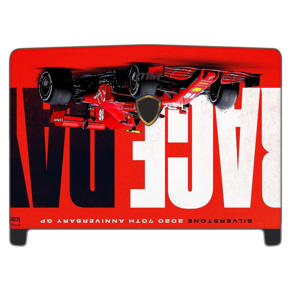 MSI Dominator Pro GT62VR-7RE laptop skin - Ferrari Racing Graphic Red
