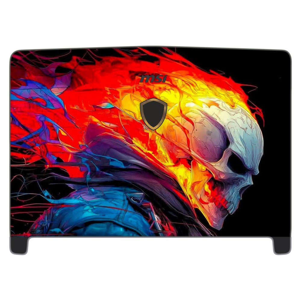 MSI Dominator Pro GT62VR-7RE laptop skin - Ghost Rider Inferno