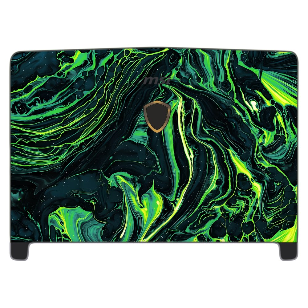 MSI Dominator Pro GT62VR-7RE laptop skin - Green Blaze