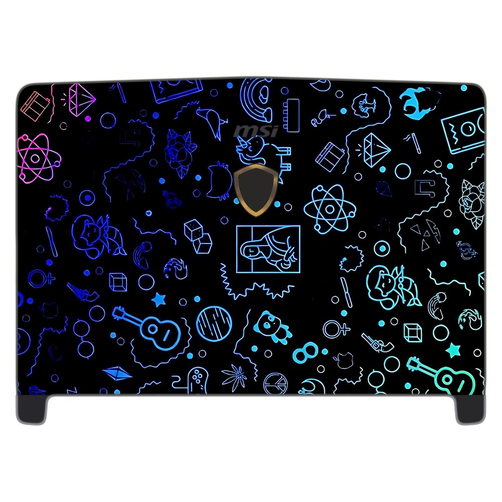 MSI Dominator Pro GT62VR-7RE laptop skin - Iconic Gradient