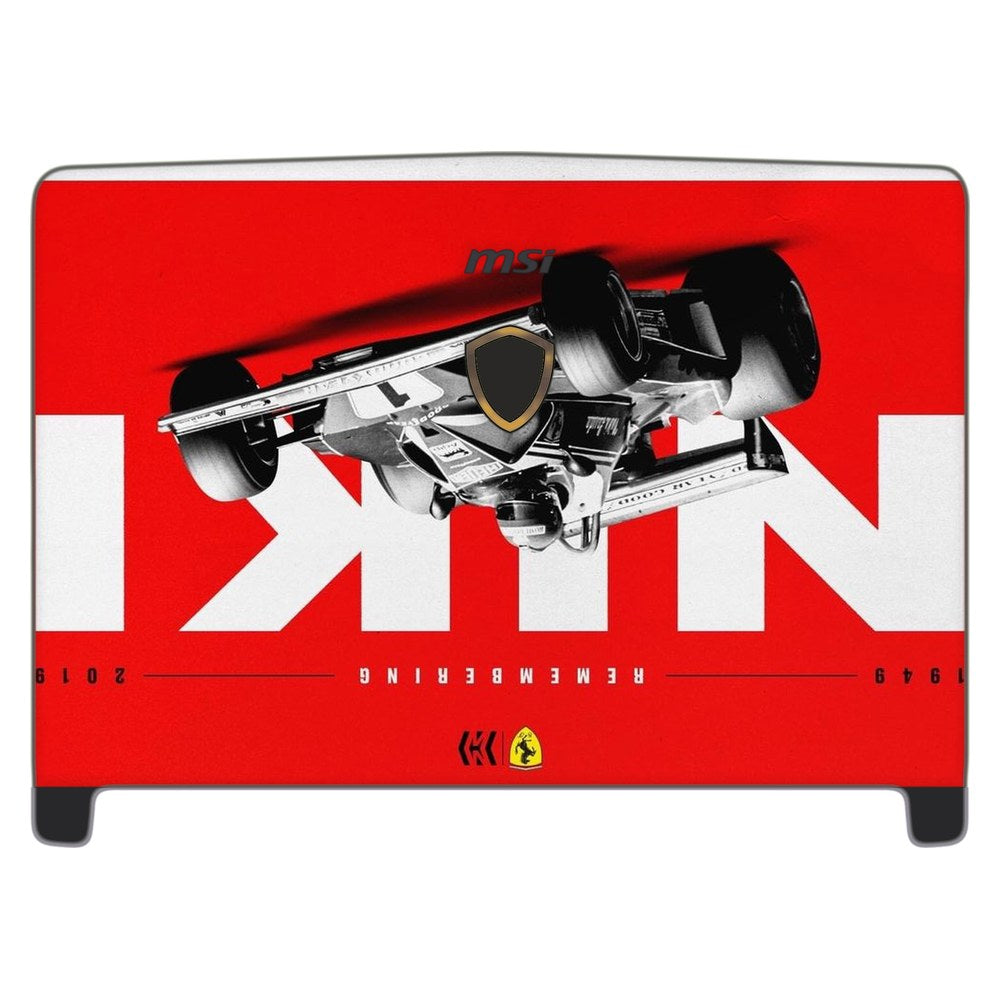 MSI Dominator Pro GT62VR-7RE laptop skin - Lauda 1 Legacy Graphic