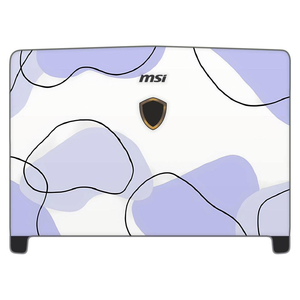 MSI Dominator Pro GT62VR-7RE laptop skin - Minim Violet