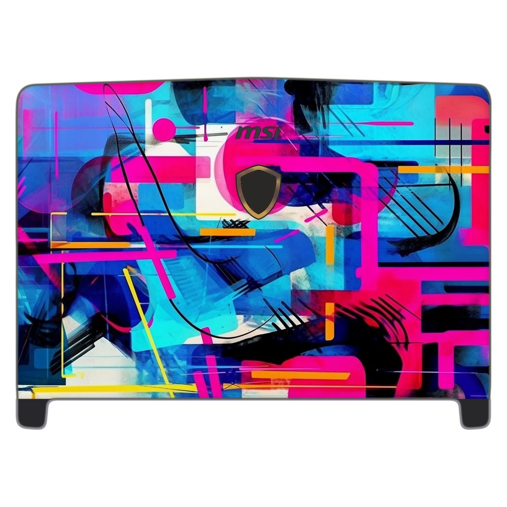 MSI Dominator Pro GT62VR-7RE laptop skin - Modern Geometric Fusion