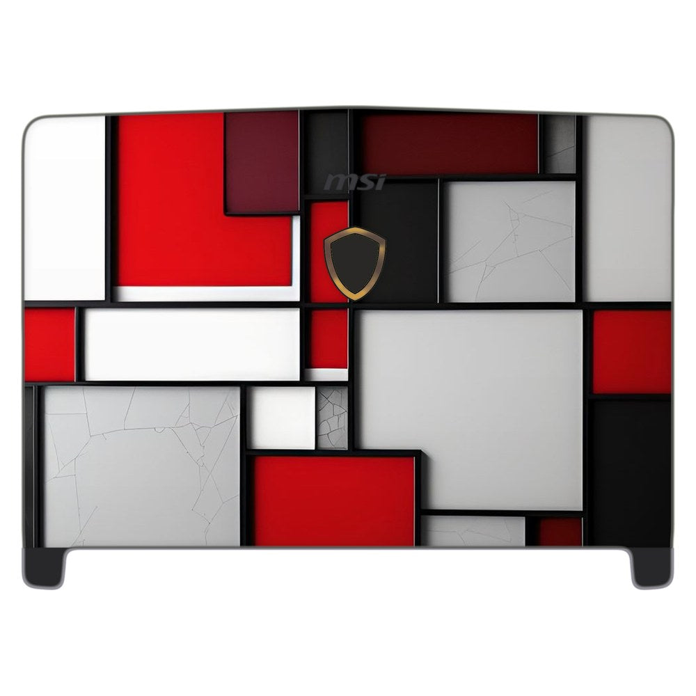 MSI Dominator Pro GT62VR-7RE laptop skin - Mondrian Inspired Block Art