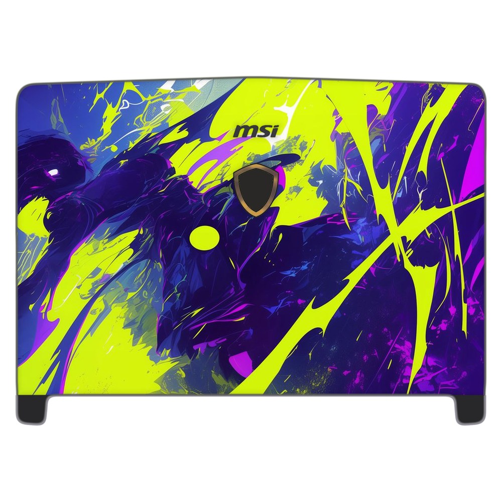 MSI Dominator Pro GT62VR-7RE laptop skin - Neon Paint Explosion