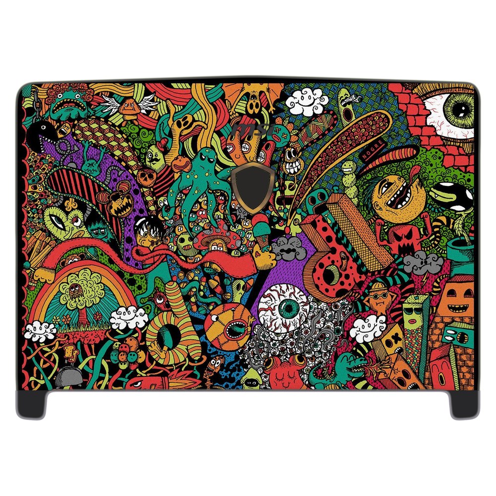 MSI Dominator Pro GT62VR-7RE laptop skin - Nogre Doodle