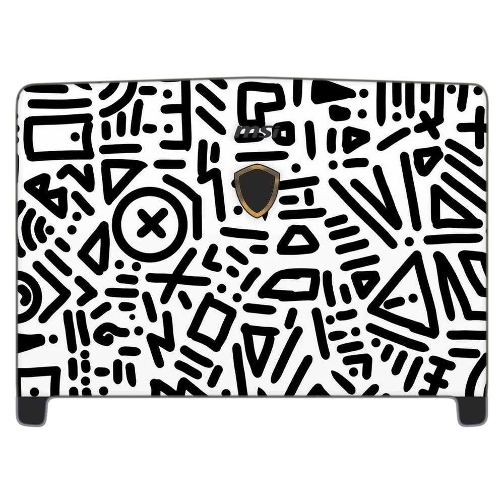MSI Dominator Pro GT62VR-7RE laptop skin - Playful Doodle Elements