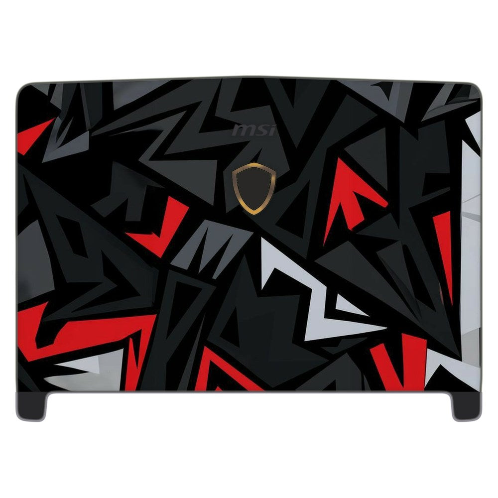 MSI Dominator Pro GT62VR-7RE laptop skin - Red Graffiti