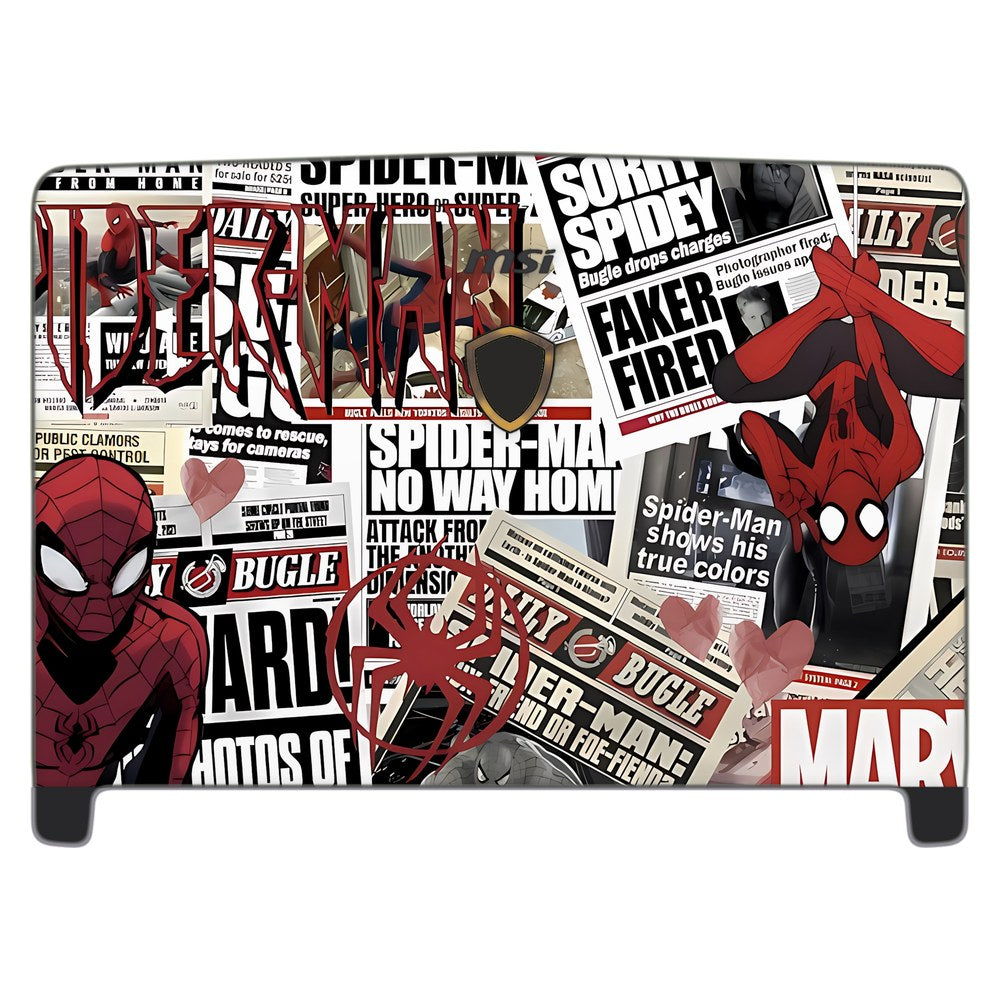 MSI Dominator Pro GT62VR-7RE laptop skin - Spider Man Collage