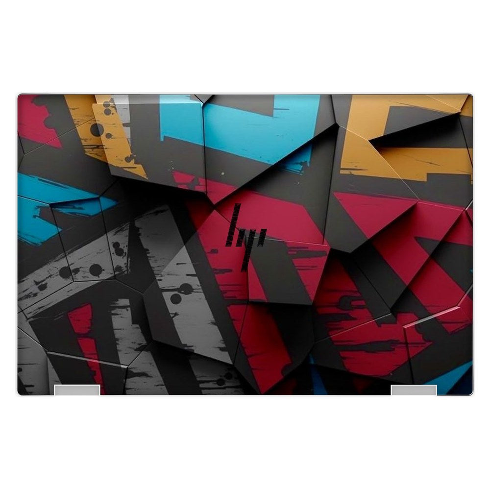 Hp Spectre X360 13T - AC000 laptop skin - Angled Blocks