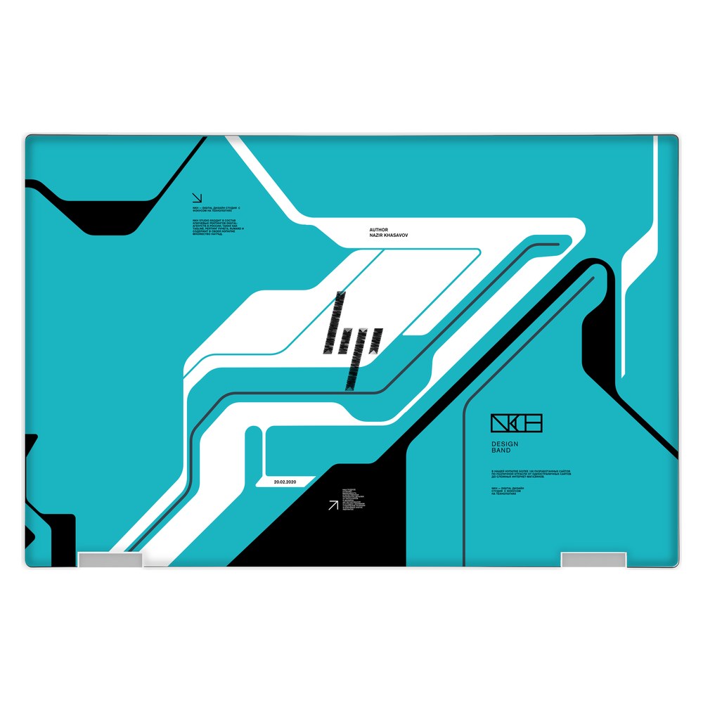 Hp Spectre X360 13T - AC000 laptop skin - Cyber Blue