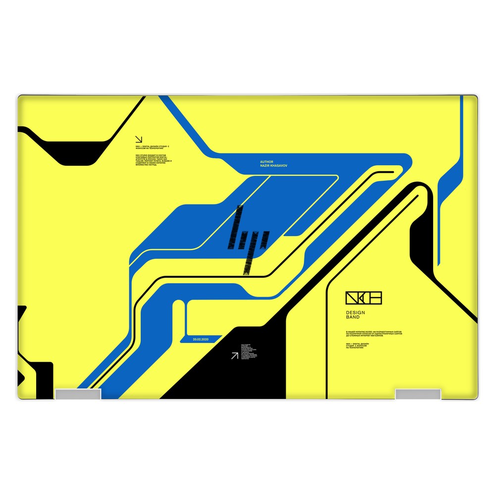 Hp Spectre X360 13T - AC000 laptop skin - Cyber Yellow