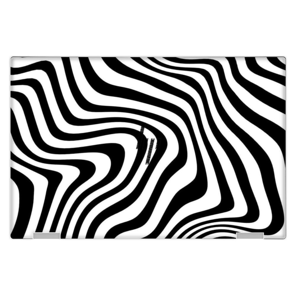 Hp Spectre X360 13 - AP0XXX laptop skin - Distorted Grid Abstract