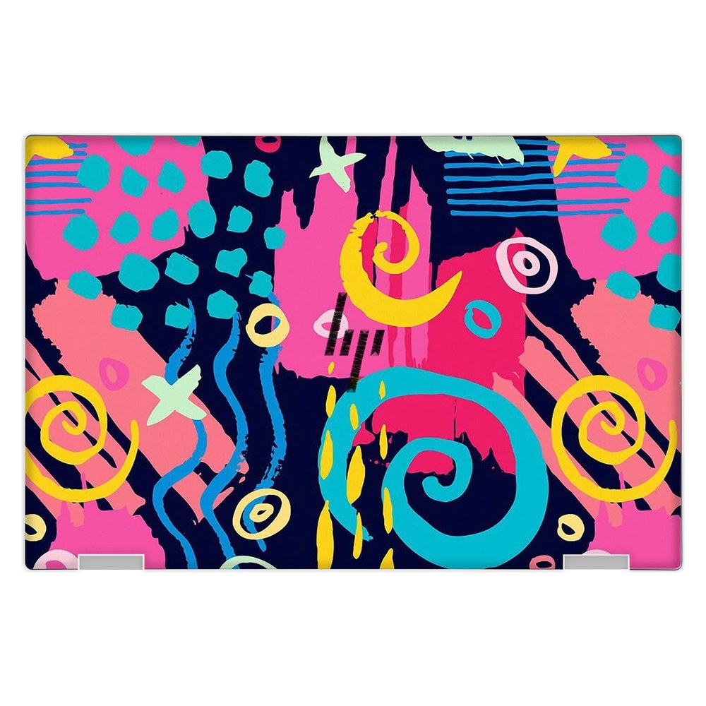 Hp Spectre X360 13T - AC000 laptop skin - Geometric Neon Graphic